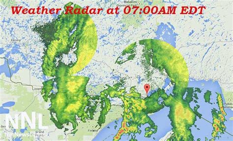 NetNewsLedger - Weather Update - Rain Continues in Thunder Bay Region