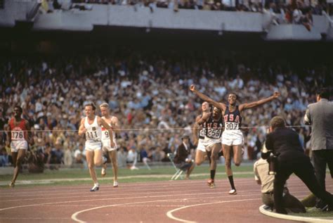 Tommie Smith at Finish Line - 1968 Olympics, 200 Meters Final | Neil ...