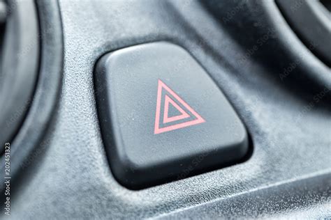 Emergency Stop Button In Car Stock Photo | Adobe Stock