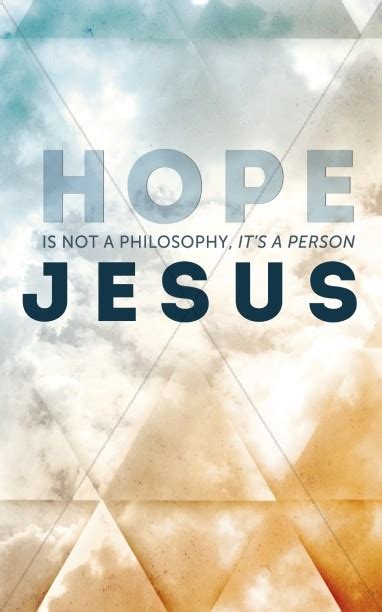 Hope in Jesus Church Bulletin Cover | Sharefaith Media