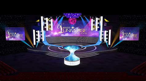 3D DESIGN STAGE MISS UNIVERSE VIETNAM :: Behance