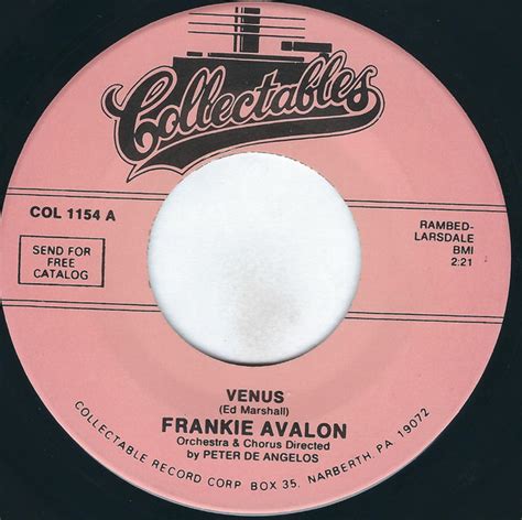 Frankie Avalon - Venus (Vinyl) | Discogs