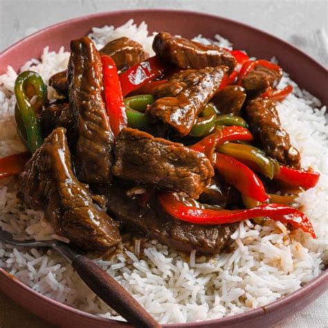 Easy Pepper Steak Stir Fry - Brown Eyed Baker