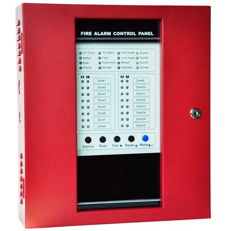 Fire Alarm Control Panel Fire Alarm Control Panel with16 Zones Fire Alarm Control System-in Fire ...