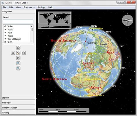 Marble, Virtual Interactive Globe - gHacks Tech News