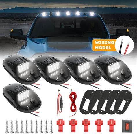 KCGYNP Pickup Truck Roof Light Clearance,16LED Cab Marker & Driving Light,Universal Fit ...