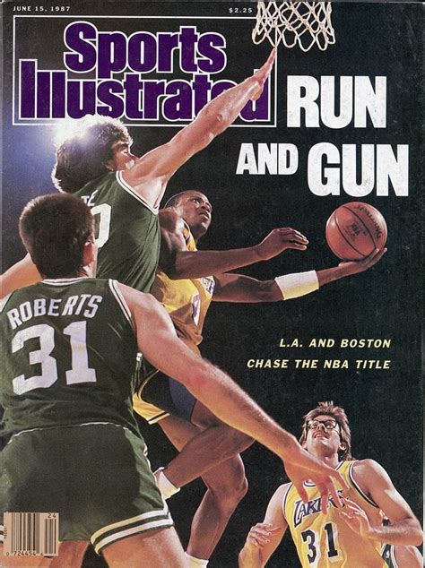 Los Angeles Lakers Byron Scott, 1987 Nba Finals Sports Illustrated Cover Photograph by Sports ...