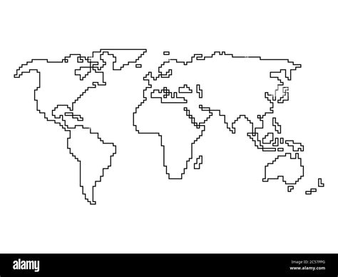 World Map Blank Outline Countries