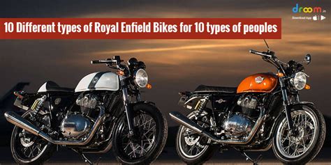 10 Different types of Royal Enfield Bikes for 10 Types of People | Droom