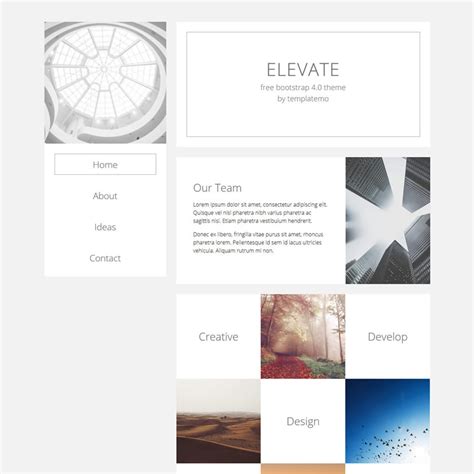 Blue Wave - Free HTML CSS Templates