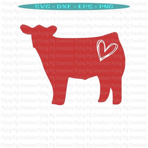 Cow SVG, Show Cow Svg, Live Love Show Cow Svg, Live Love Show Svg, Showstock Cow Svg, Livestock ...