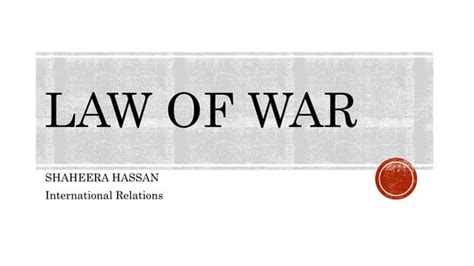 Law of War | PPT