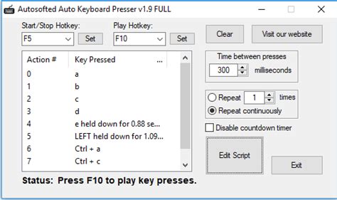 Auto Key Presser Free Download For Games | My Click Speed