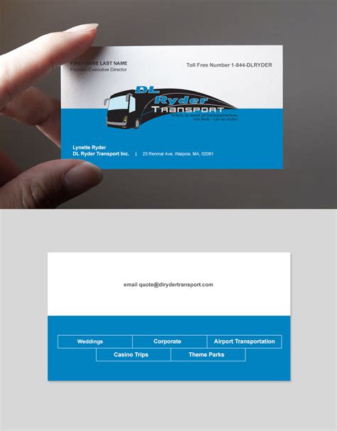 Transportation Business Cards - Transport Informations Lane