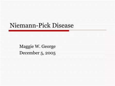 PPT - Niemann-Pick Disease PowerPoint Presentation, free download - ID ...