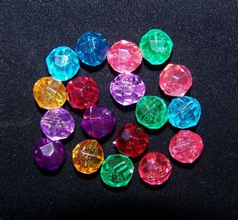 10MM FACETED BEADS