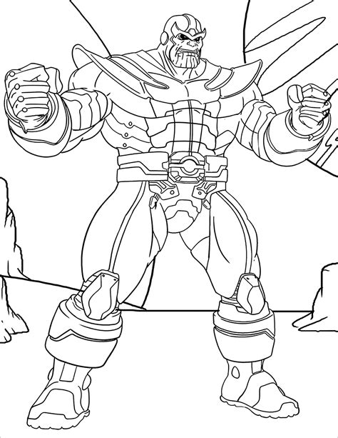 Thanos Coloring Pages - Best Coloring Pages For Kids