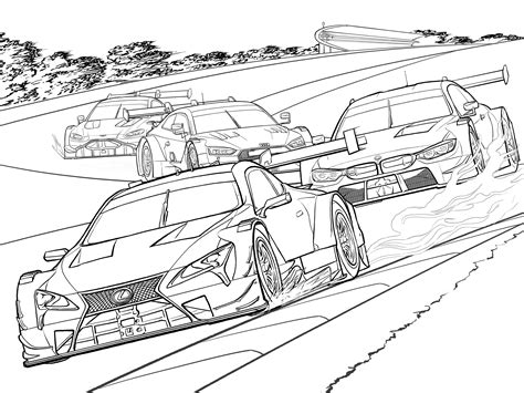 Lexus colouring: design your own LC 500 racing car - Lexus UK Magazine