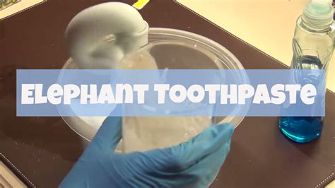 Elephant Toothpaste-(Chemical Reaction) - YouTube