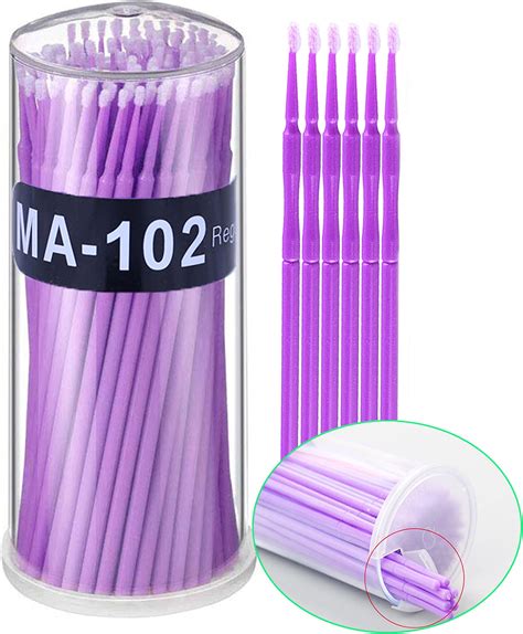 Amazon.com: ATLIN Touch Up Paint Brushes, 100 Pack of 1.5mm Disposable Micro Applicators for ...