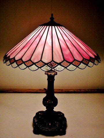 Tiffany Style Pink lamp - A Classic Stained Glass Co. in 2019 | Stained glass lamp shades ...