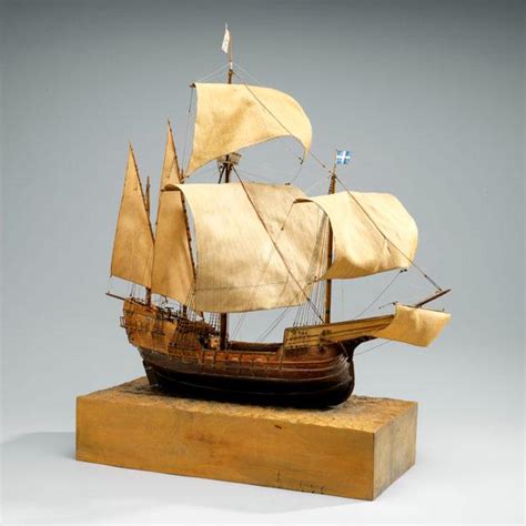 Ship model, Jacques Cartier's "La Grande Hermine" – Works – ROM Online Collection