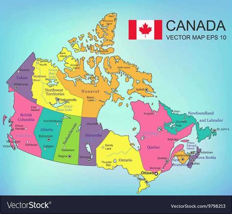 Map Of Canada with Provinces and Territories – secretmuseum