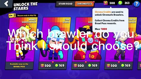 Which chromatic brawler should I choose?😘 - YouTube