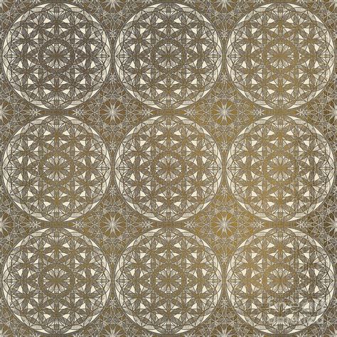 The Flower of Life - pattern Digital Art by Klara Acel - Pixels