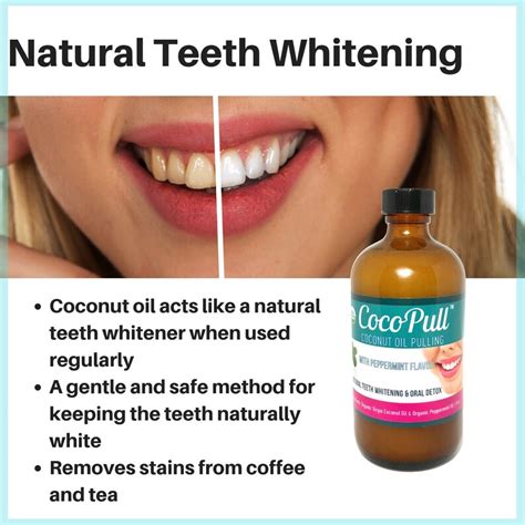 Organic Coconut Oil Pulling for Teeth Whitening Bad Breath | Etsy