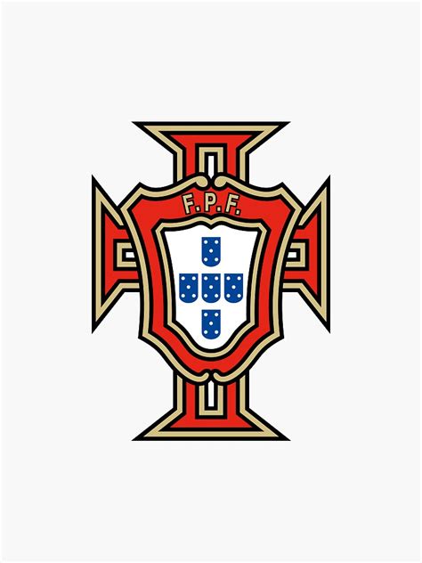 Portugal Soccer Logo Sticker by Andy Quan | Portugal national football ...