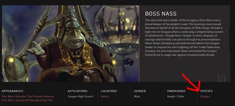 star wars - Was Boss Nass a Gungan? - Science Fiction & Fantasy Stack Exchange