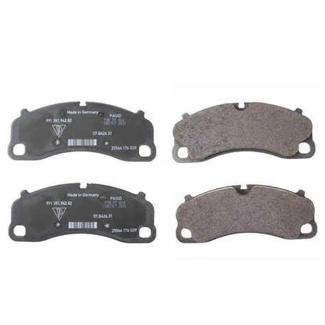 Porsche Brake Pad Set (911 991 GT3, w/o PCCB, Front) 99135194783 by ...