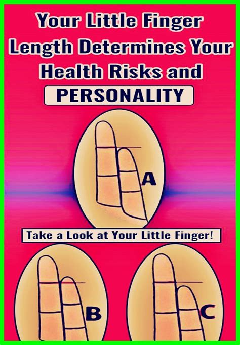 Your little finger length determines your health risks and personality – Artofit