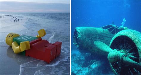 15 Pics Of Strange Things Actually Found On The Ocean Floor (10 On Beaches)