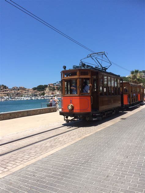 Tram in Port de Soller. Beautiful little place. Mallorca | Soller, Mallorca, Travel