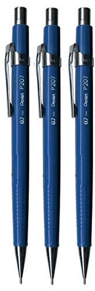 Pentel 0.7mm (P207-C) Blue P200 Series Automatic Mechanical Drafting ...