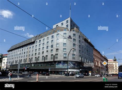 Hilton, Prague Old Town, hotel Prague, Czech Republic Stock Photo ...