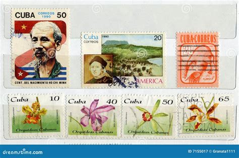 Cuba, postage Stamps editorial photography. Image of vintage - 7155017