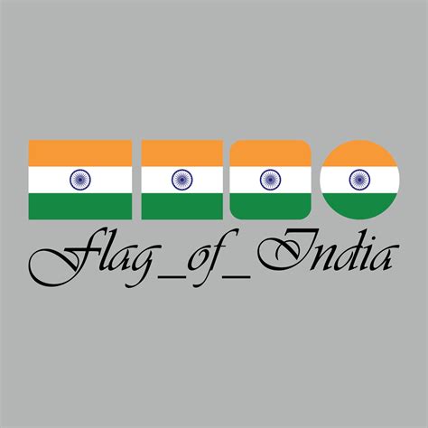 Flag of India nation design artwork 21854369 Vector Art at Vecteezy