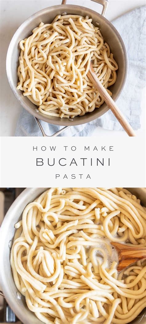 Bucatini Pasta in 2020 | Bucatini pasta, How to cook pasta, Fun easy recipes