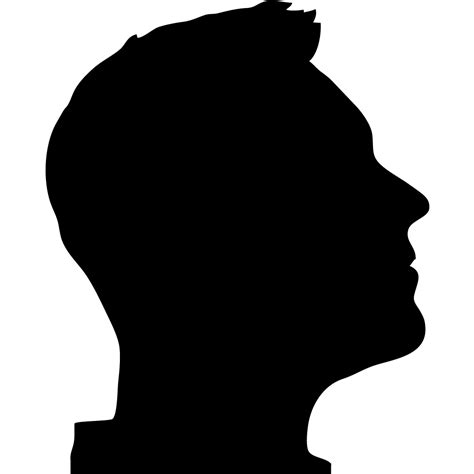 Free Man Side Profile Silhouette, Download Free Man Side Profile Silhouette png images, Free ...