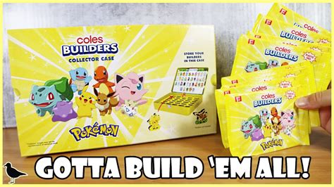 Coles Pokemon Builders Packs & Collector Case Opening & Build! | Birdew ...