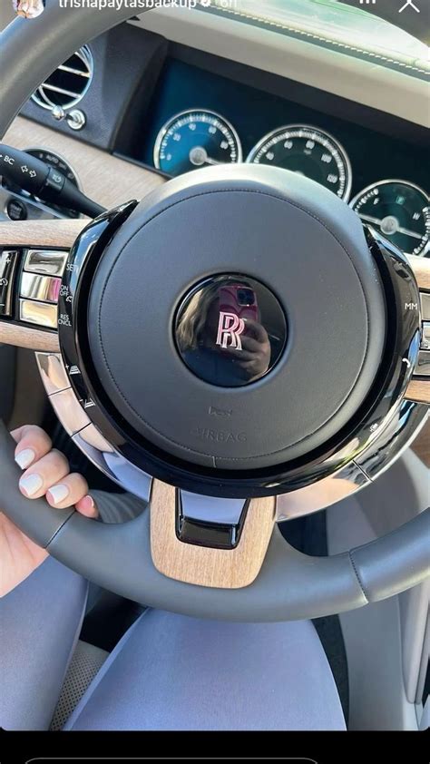 pink baddie boujee rolls royce luxury suv with crystal detailing trisha paytas insta story inspo ...