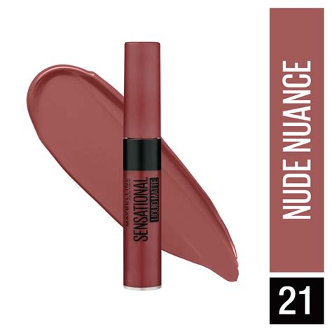 Maybelline New York Sensational Liquid Matte Lipstick 21 Nude Nuance
