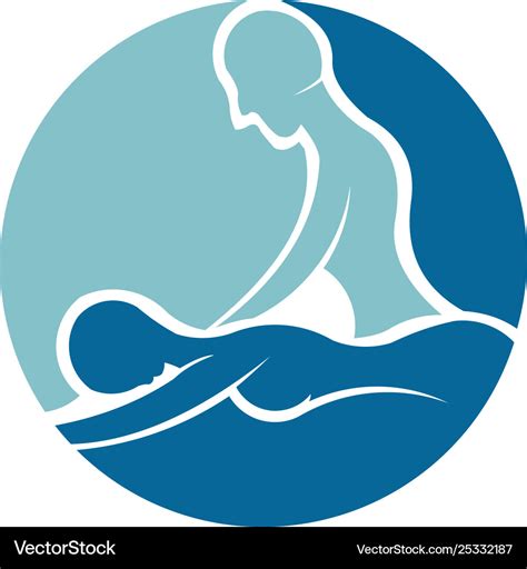 Massage logo Royalty Free Vector Image - VectorStock