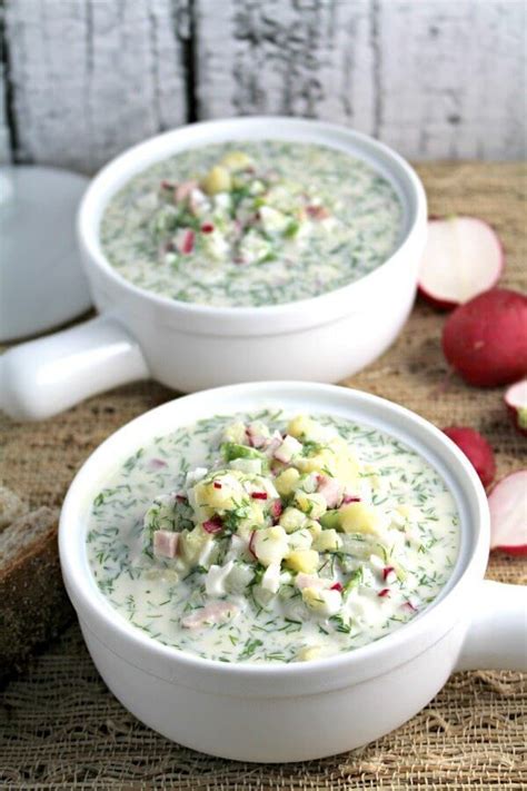 Cold Summer Soup - Russian "Okroshka" - Sweet and Savory Meals