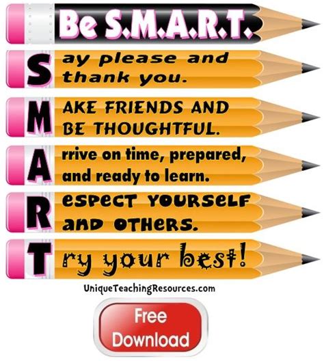 Free SMART Classroom Rules Bulletin Board Display: Download this free ...