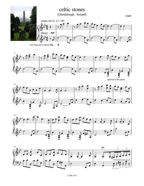 celtic stones (harp) Sheet music for Harp | Download free in PDF or ...