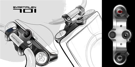 HUSQVARNA 701 Svartpilen concept details on Behance